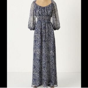 Silk Boho Maxi Dress